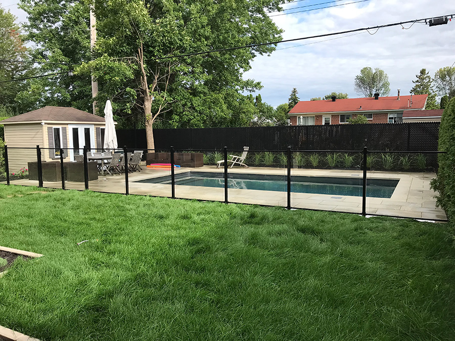 Installation clôture en maille Laval