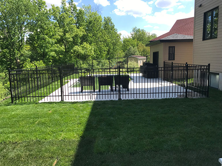 Clôture de piscine et panneau d'intimité Dorval