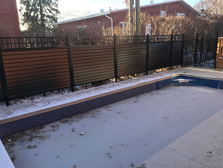 Pool fencing and privacy fences Saint-Lazare