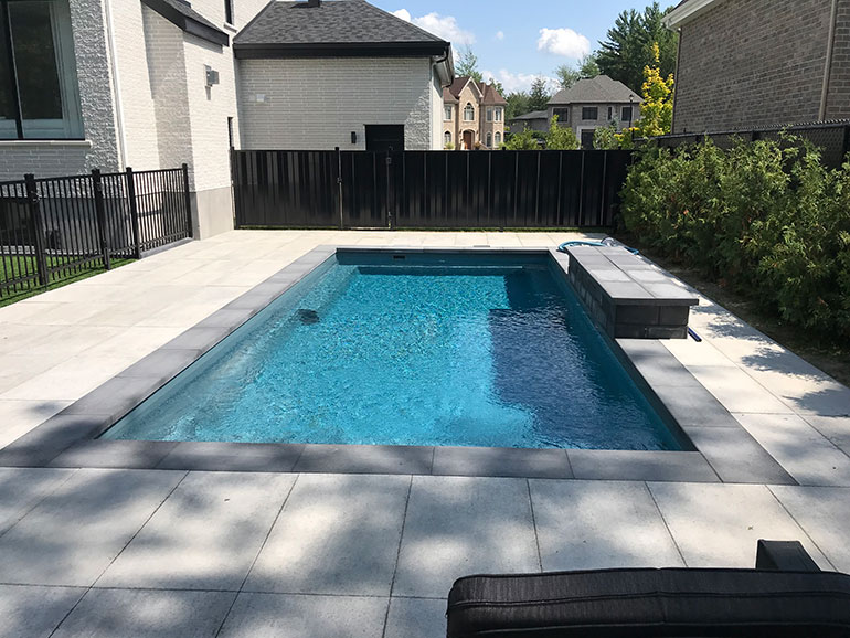 Clôture de piscine et panneau d'intimité Île Bizard