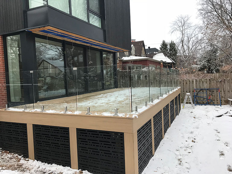 Clôture de piscine et panneau d'intimité Pointe-Claire